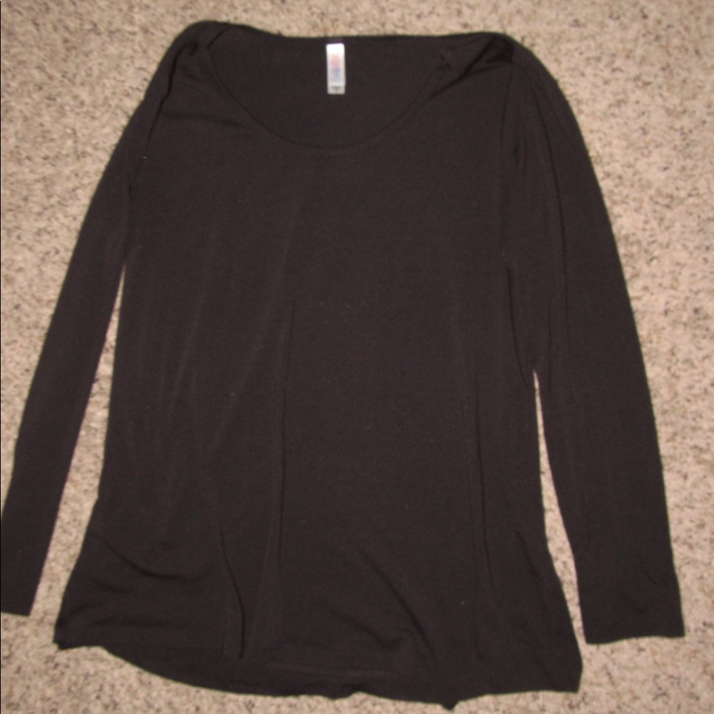 Lularoe Med solid Black Lynnae